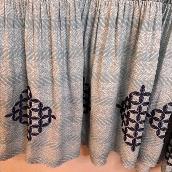 NEW Easel Blue Embroidered Maxi Dress - Picture 3 of 9